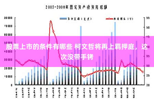 股票上市的条件有哪些 柯文哲将再上羁押庭，这次没带手铐