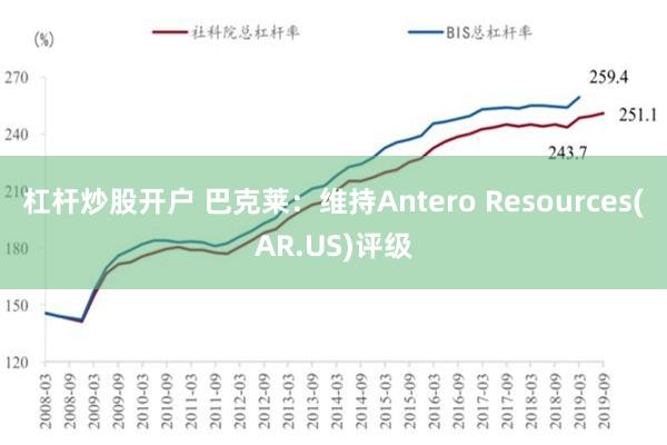 杠杆炒股开户 巴克莱：维持Antero Resources(AR.US)评级