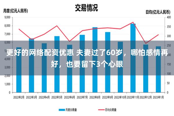 更好的网络配资优惠 夫妻过了60岁，哪怕感情再好，也要留下3个心眼